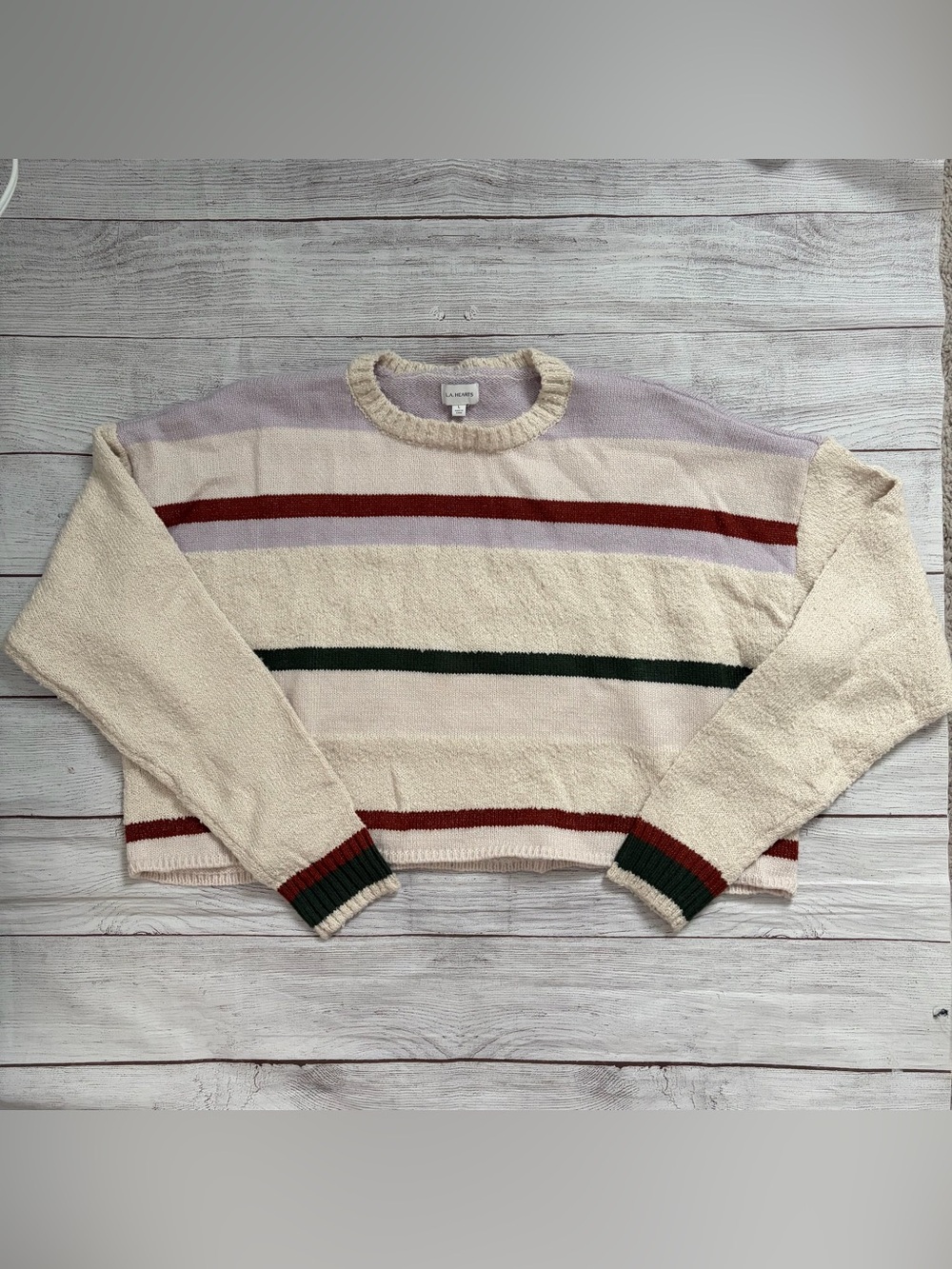 NWT Pacsun striped sweater - Picture 2 of 3